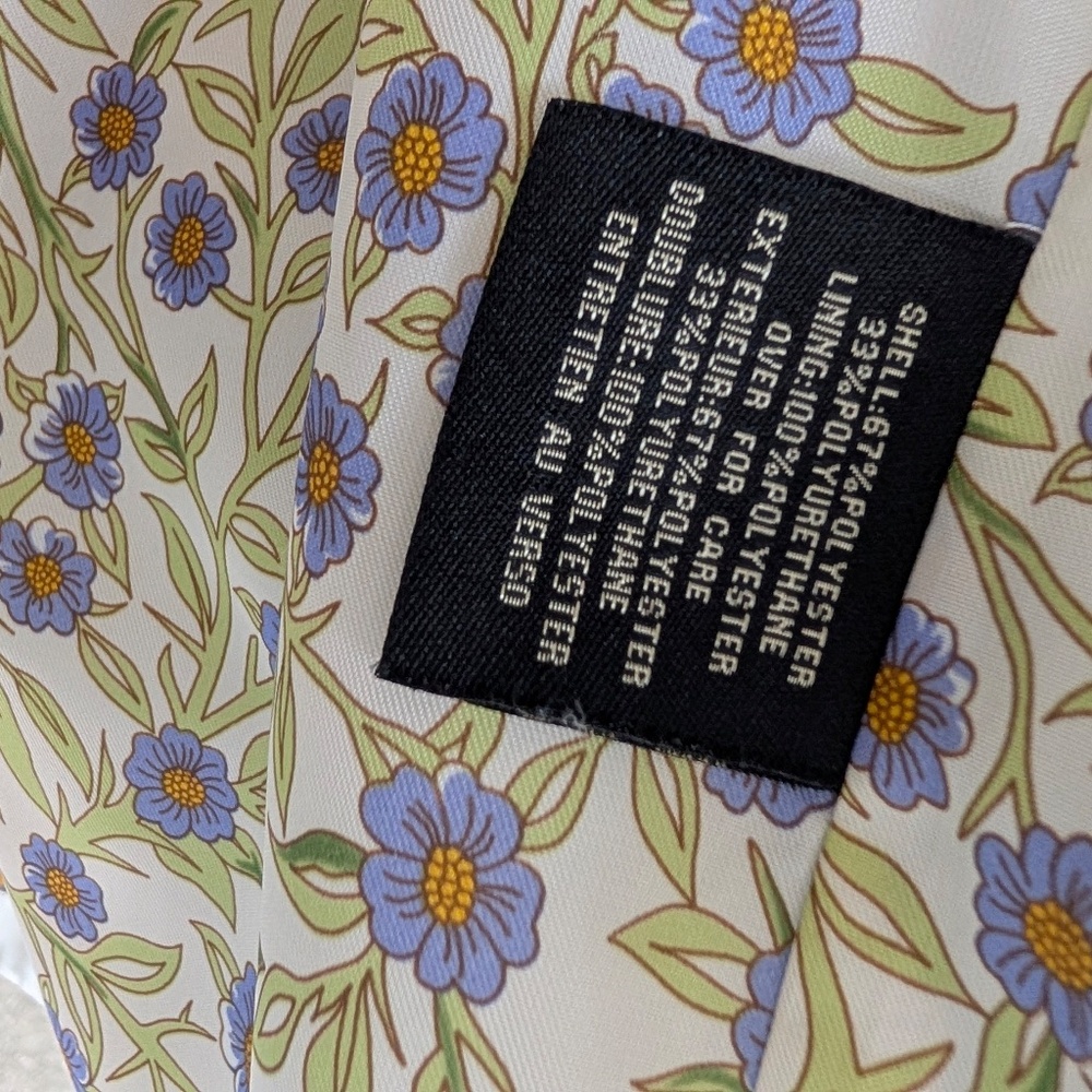 Cole Haan Lined Hooded Packable Rain Jacket - Picture 4 of 4